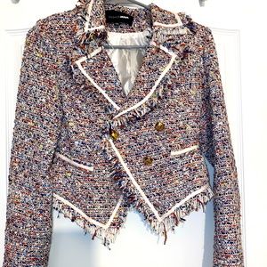 Multicolored Tweed Blazer